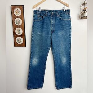 Vintage Orange Tab Levi’s 517 Straight Leg Blue Jeans